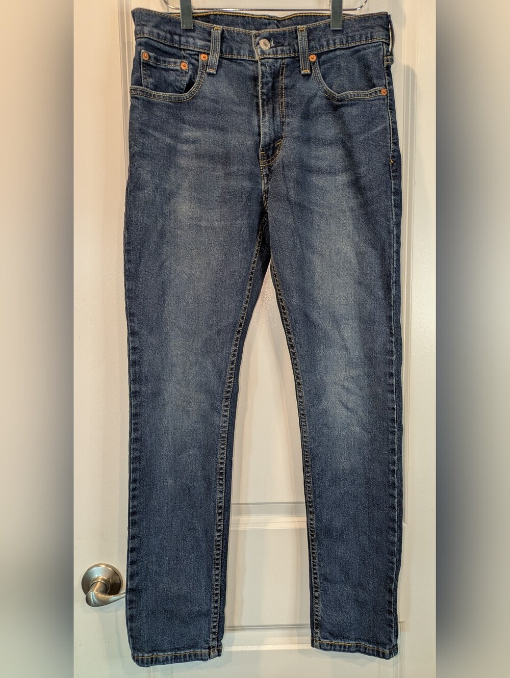 Levi's 512 Slim Taper Jeans Men's 30x30 Blue Medium Wash Stretch Denim